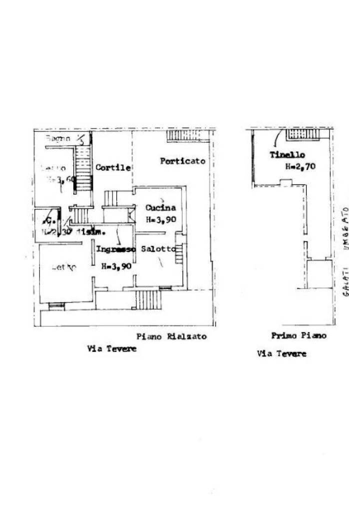 Casa indipendente via Tevere, Nociglia - planimetria 1