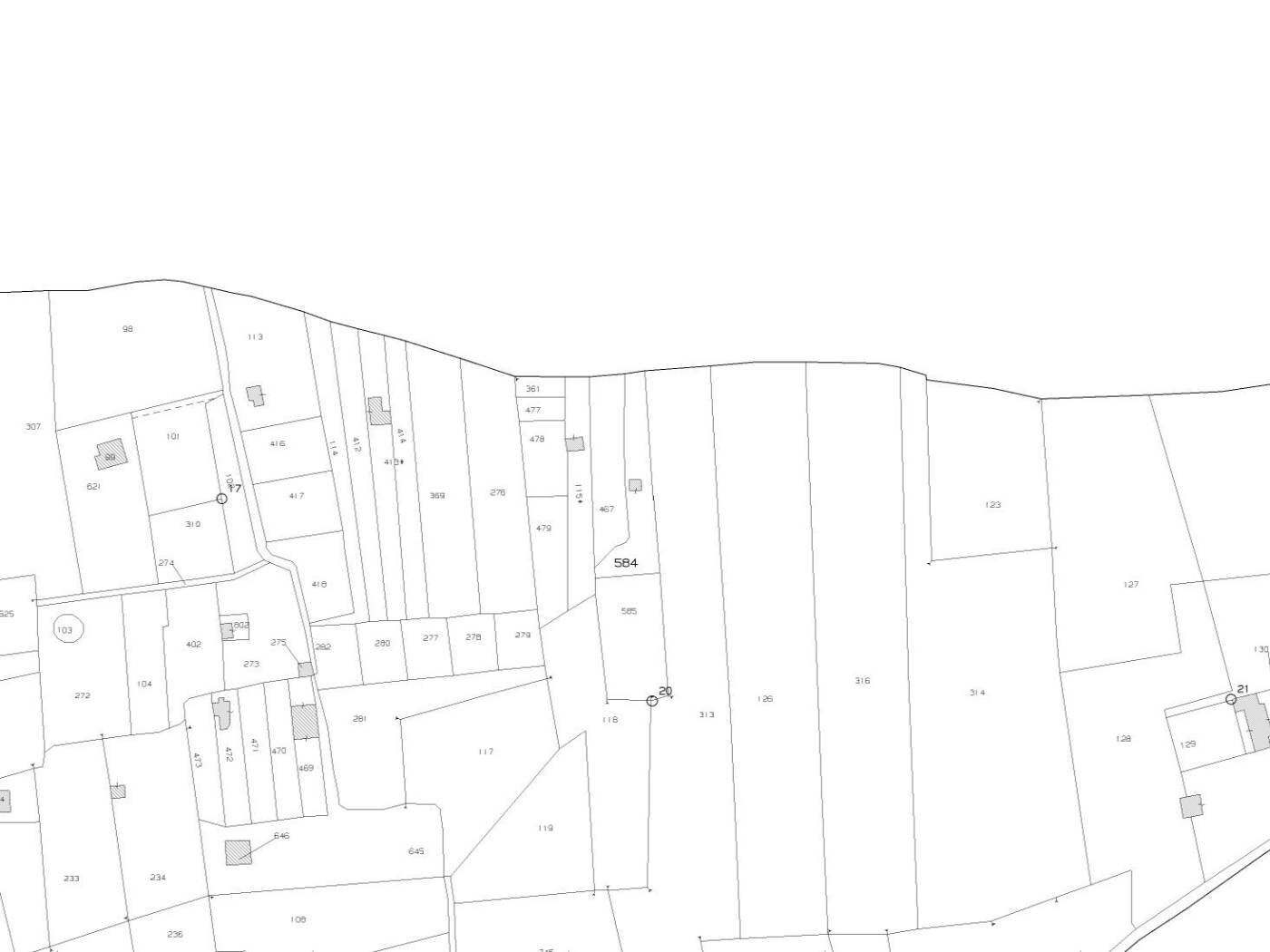 Building land strada Vicinale Bon-Amì, Matino - floor plans 1