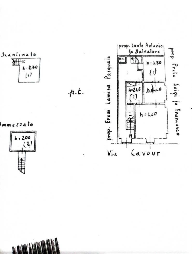 Casa indipendente via Camillo Benso di Cavour, Parabita - planimetria 1