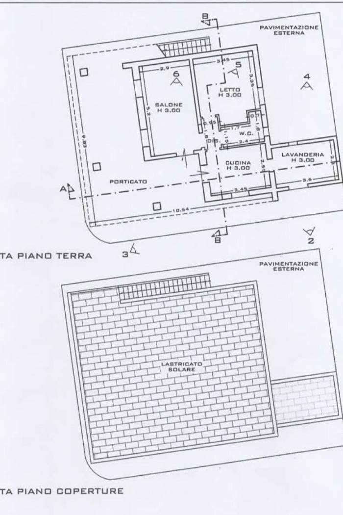 Villa via Gallipoli, Gallipoli - planimetria 1