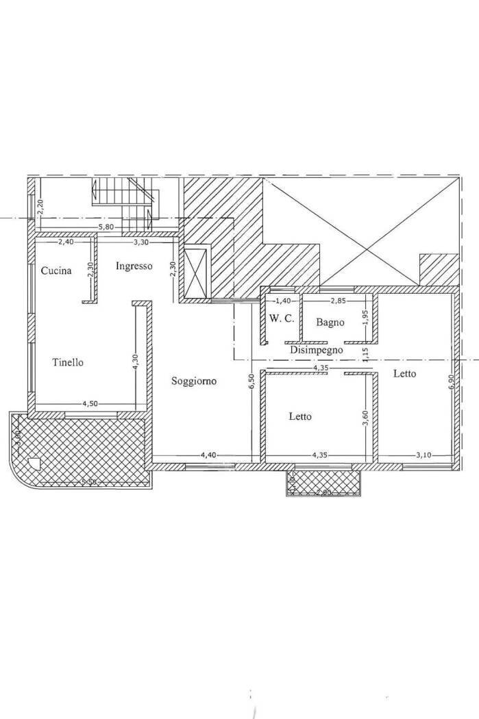 Apartment via Lecce, Parabita - floor plans 1