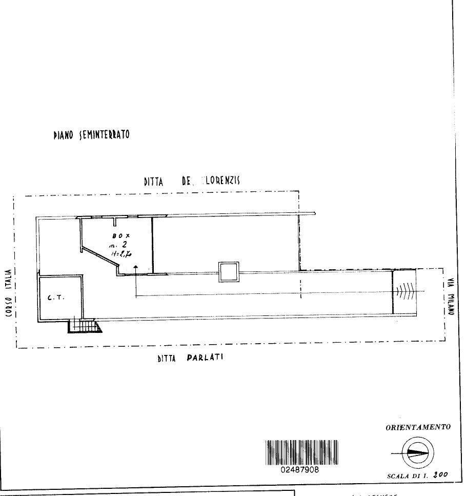 Box via Milano, Gallipoli - floor plans 1