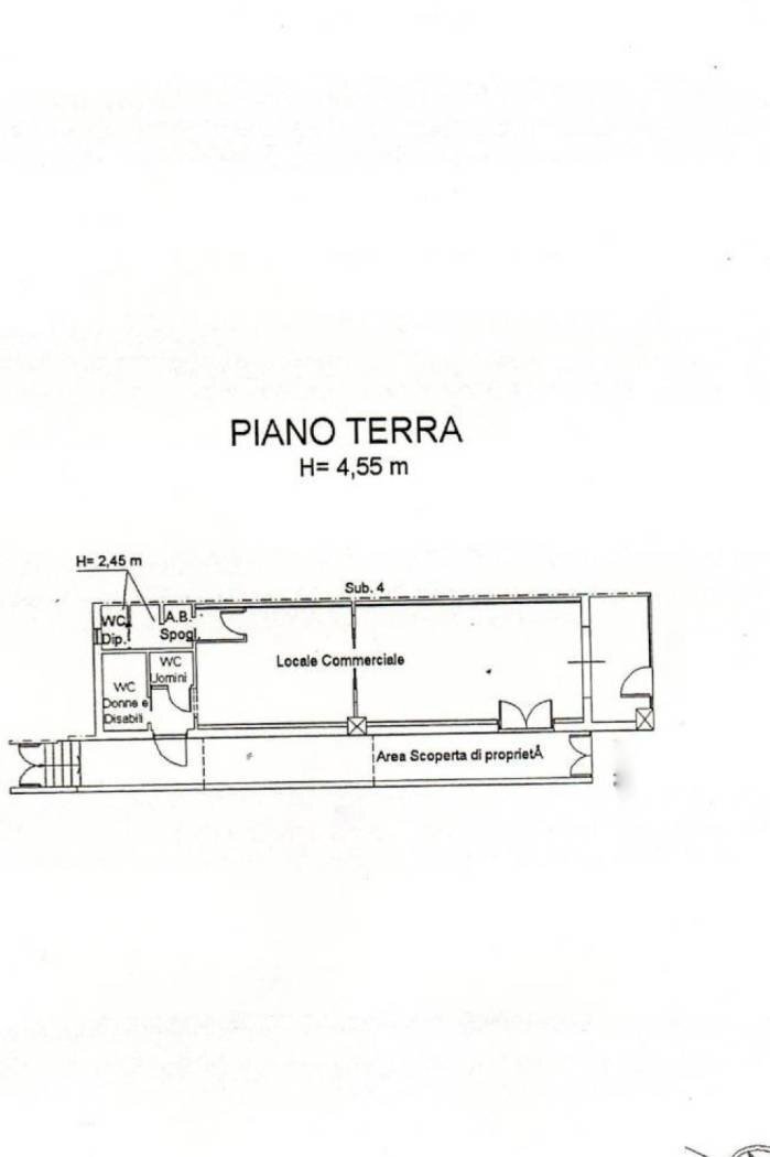 Shop strada Provinciale Collepasso, Casarano - floor plans 1