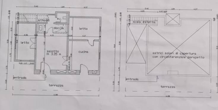 Villa via Roma, Cutrofiano - planimetria 1