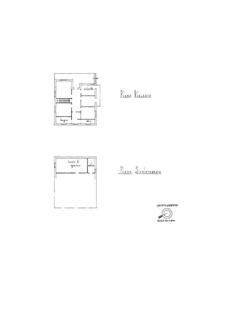 Villa strada Revigliasco, Moncalieri - floor plans 1