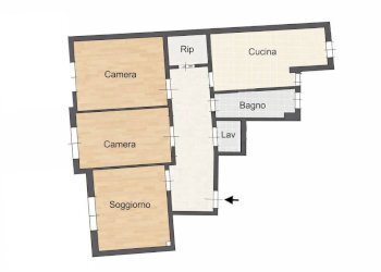 Planimetria - Quadrilocale via Filadelfia, 132, Torino (zona Santa Rita) - foto 37