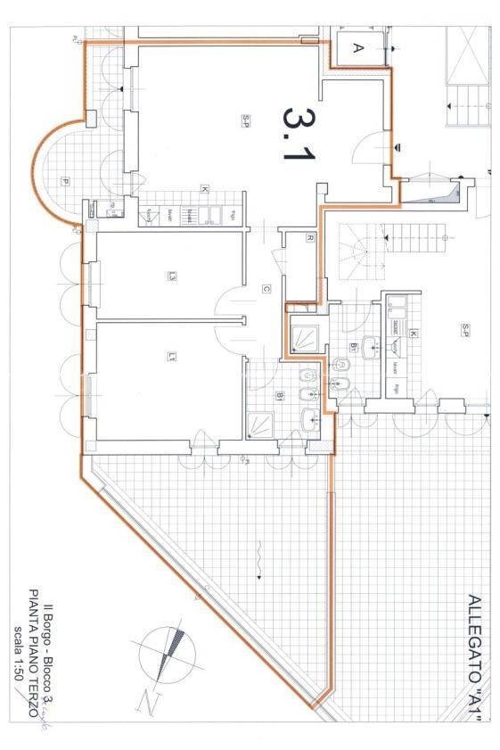 Appartamento via San Biagio di Valpolcevera, 20M, Genova (zona Pontedecimo) - planimetria 1