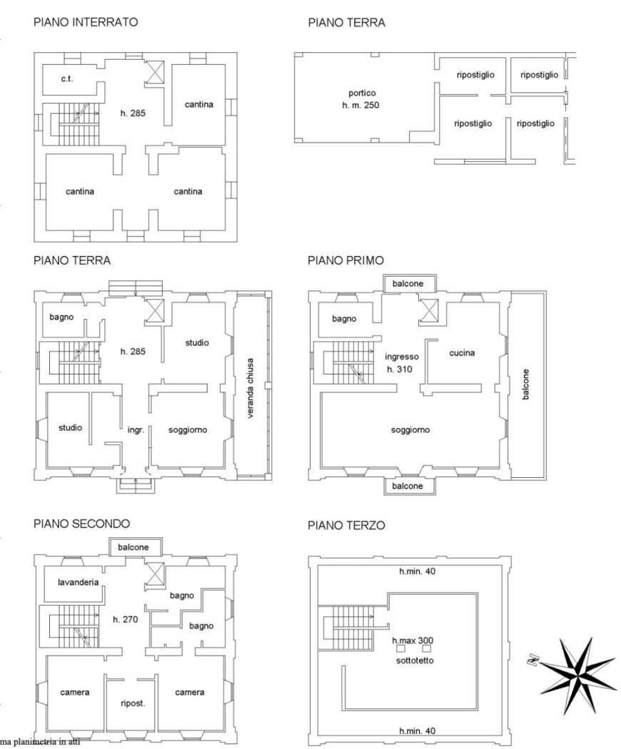 Villa piazza CACCIAMI 11, Grignasco - planimetria 1