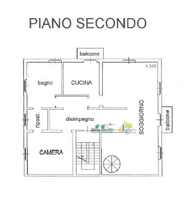 catastino piano secondo sub 13 - Apartment Via Solferino 5, Noceto - floor plans 1