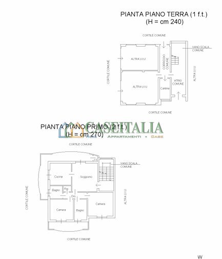 Planimetria 1P - Independent house Via Fratelli Cervi 19, Nichelino - floor plans 1
