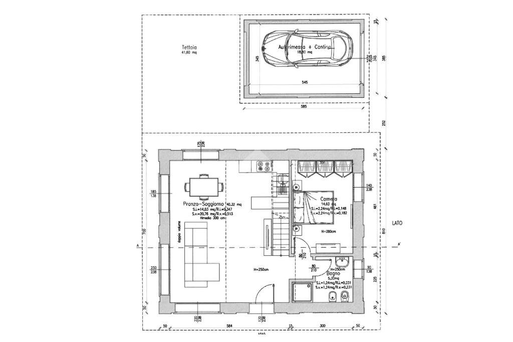 Terreno edificabile Via Cento, San Giovanni in Persiceto - planimetria 1