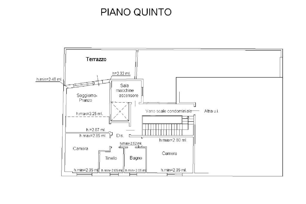 Attico Via della Pace, San Giovanni in Persiceto - planimetria 1