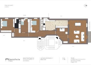 Four-room apartment Cosimo del Fante, 7, Milano (neighborhood Ticinese) - photo 35