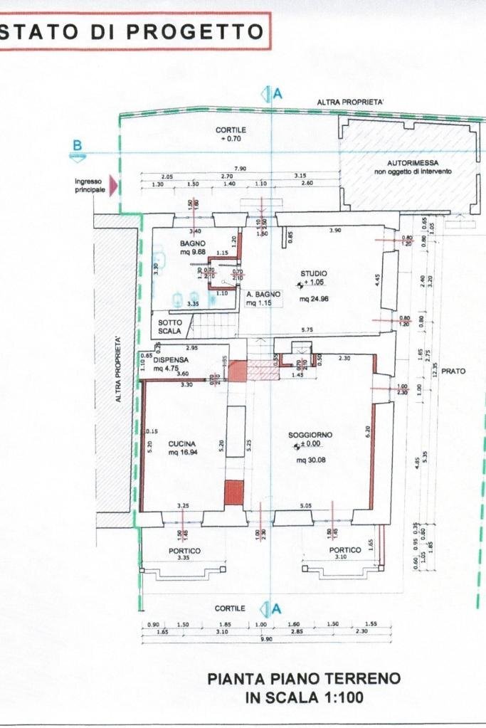 Casa indipendente Vicolo Caso', San Giusto Canavese - planimetria 1