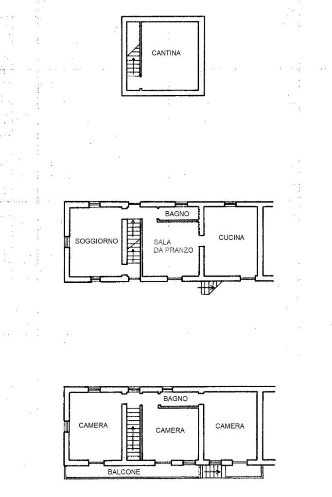 Casa indipendente Via Meira Bianca, Martiniana Po - planimetria 1