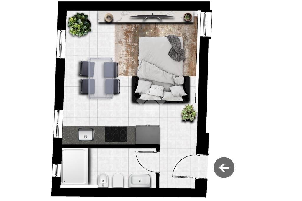Appartamento Corso Guercino, Cento - planimetria 1