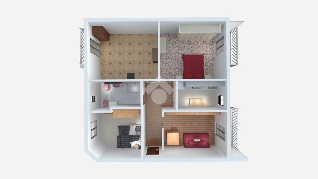 Appartamento Via Scialoia vittorio, Milano (zona Dergano) - planimetria 1