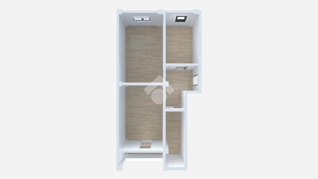 Two-room apartment Via dei Guarneri, Milano (neighborhood Vigentino) - floor plans 1
