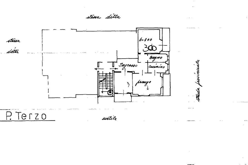 Three-room apartment Via Genova, Alessandria - floor plans 1