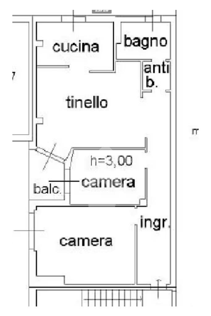 Three-room apartment Via General Cantore, Lainate - floor plans 1
