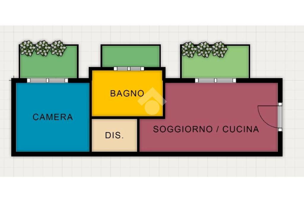 Bilocale Via Statuto, Rho - planimetria 1