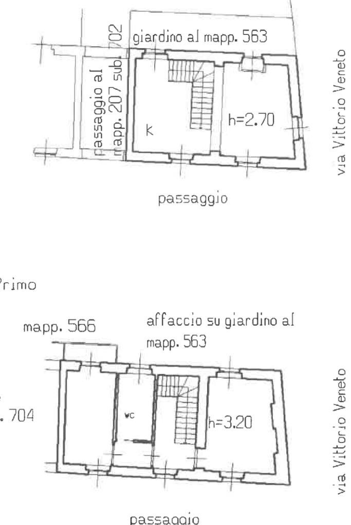 Trilocale via Vittorio Veneto, Settimo Milanese - planimetria 1