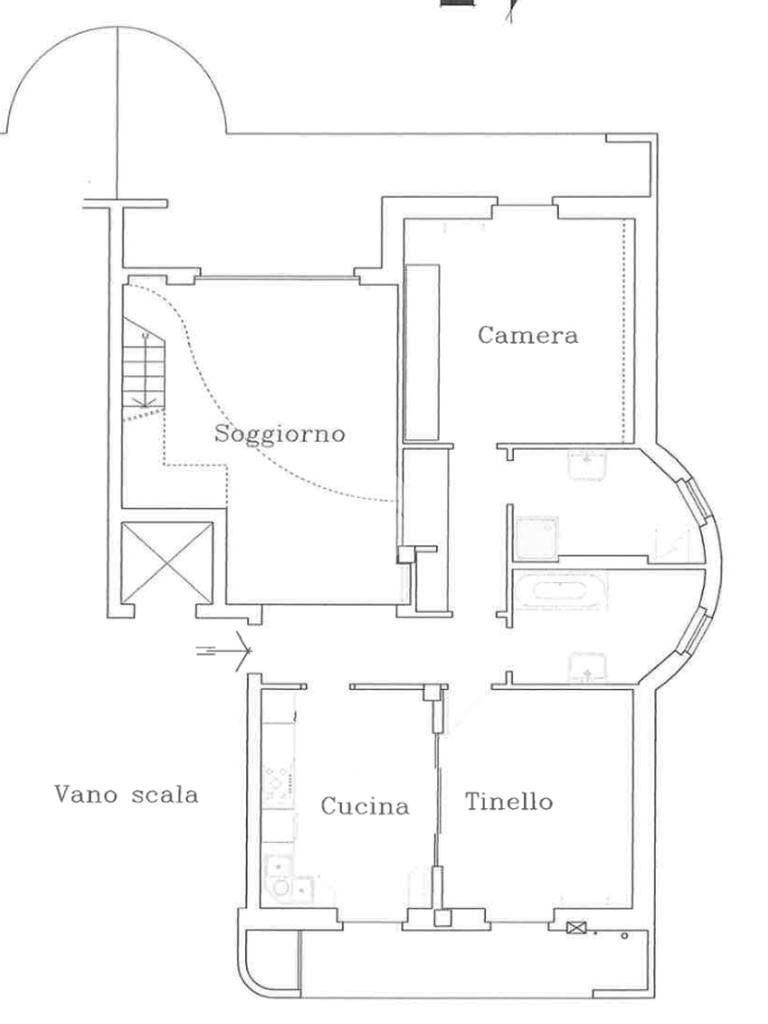 Apartment Corso vittorio veneto, Savigliano - floor plans 1