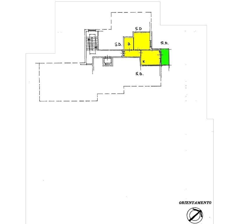 Bilocale Via Salvador Allende 9, Cipressa - planimetria 1