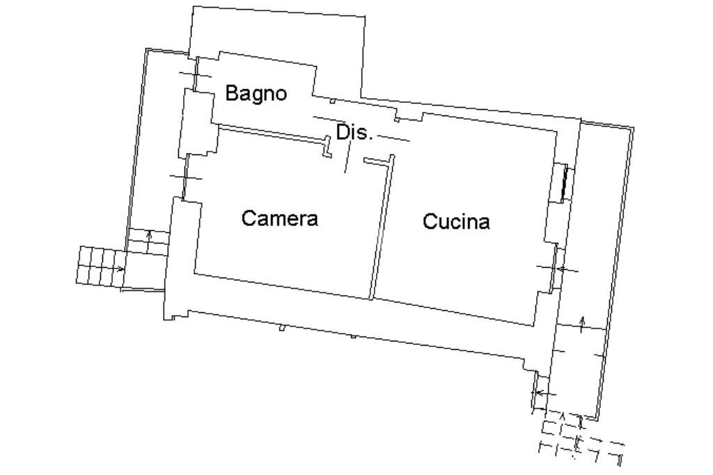 Semi-detached house Via Tetto Violino, Venasca - floor plans 1