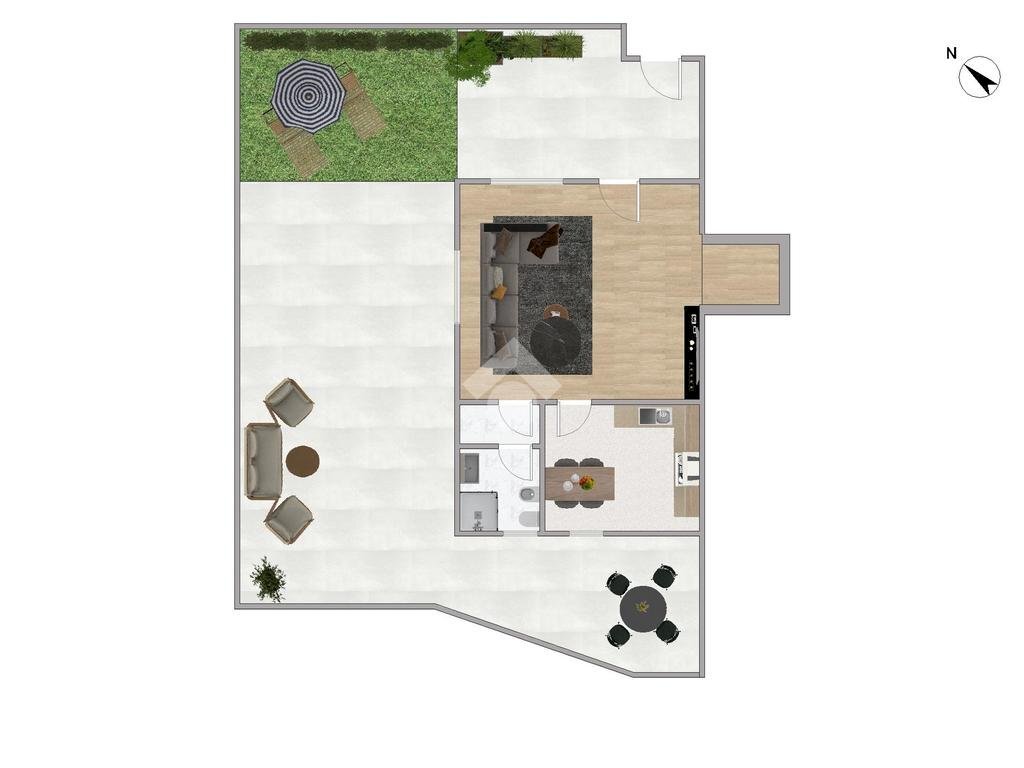 Terraced Villa Via Carroccio, Rescaldina - floor plans 1