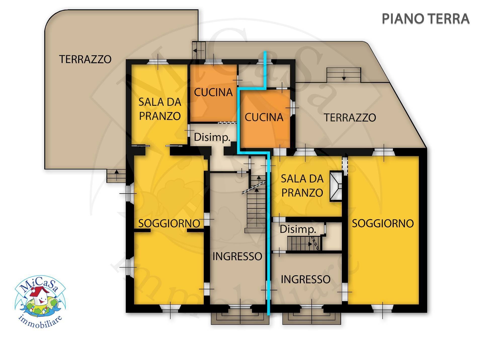 Foto 30 - Villa Via Fiorentina
 
595, Pisa - floor plans 1