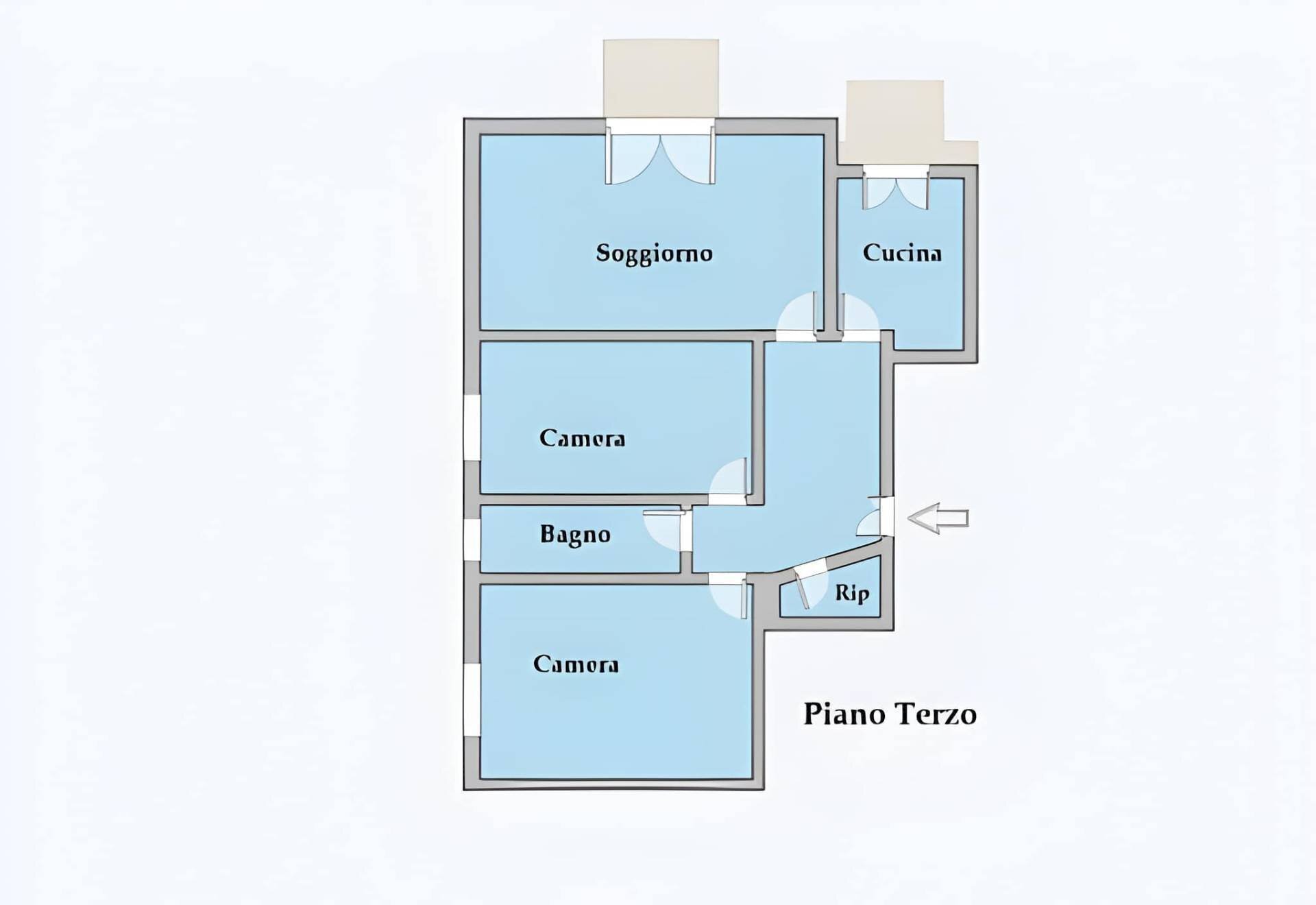 Foto 8 - Apartment Piazzale della Ricostruzione
 
12, Fermo - floor plans 1