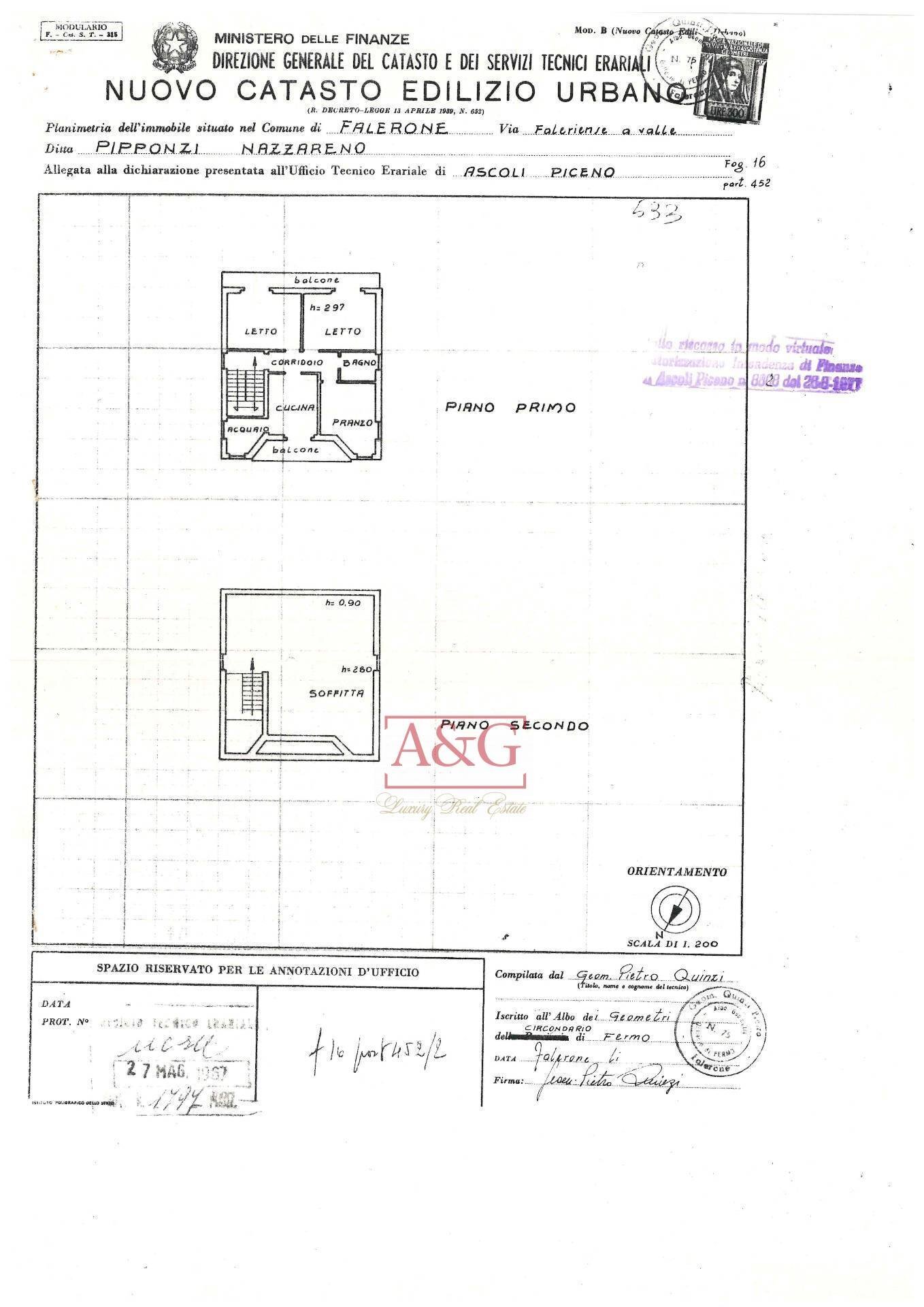 Foto 20 - Apartment Strada Falerienze a Valle
 
44, Falerone - floor plans 1