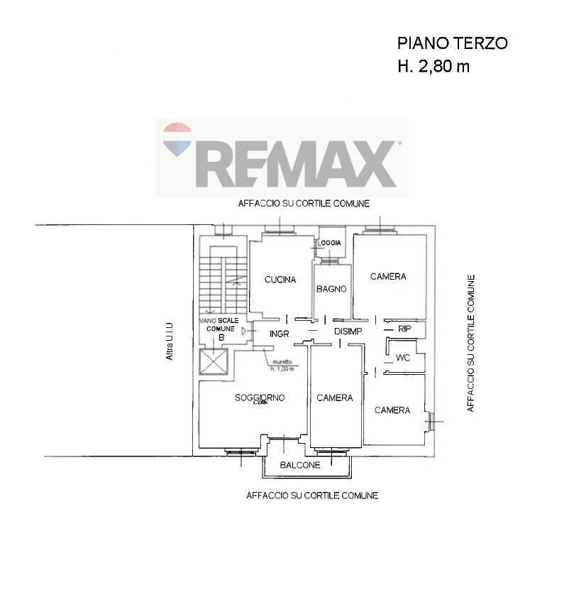 Pianta 2D - Four-room apartment Via Togliatti
 
57, Lacchiarella - floor plans 1