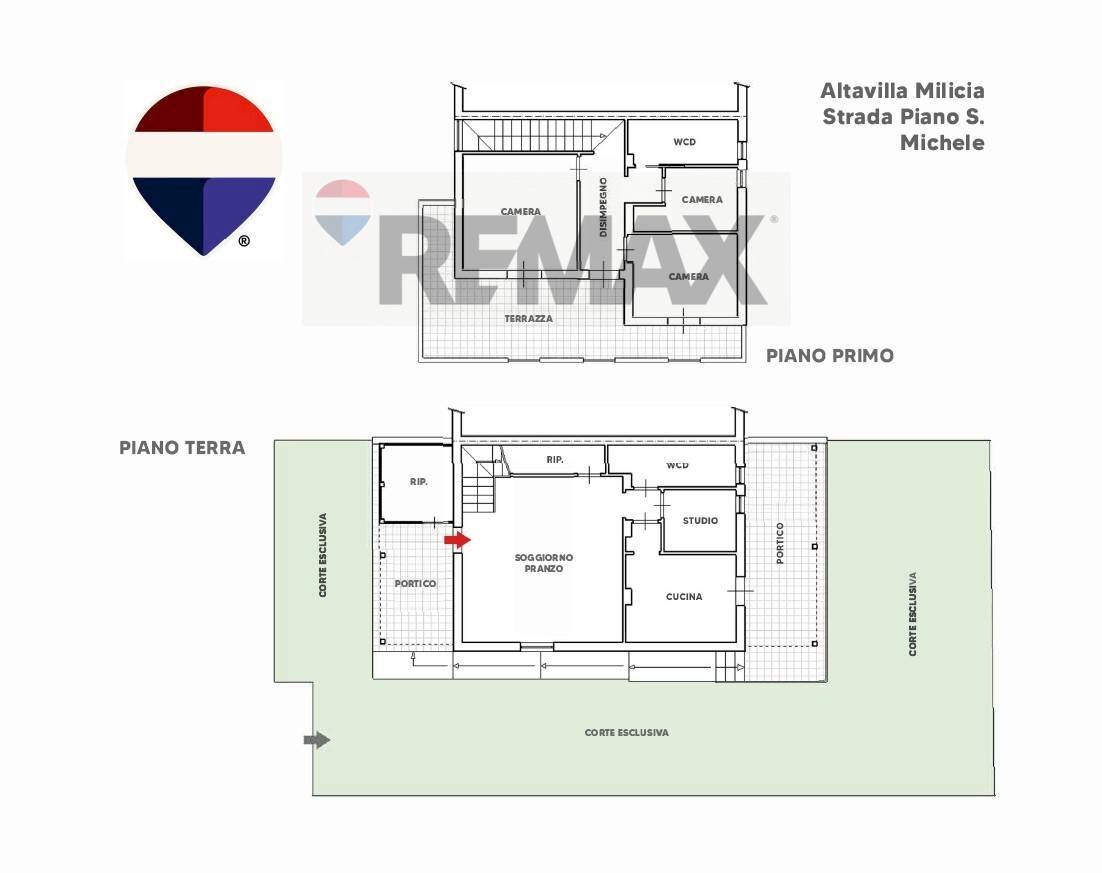 Pianta 2D - Villa Strada piano San Michele
 
snc, Altavilla Milicia - planimetria 1
