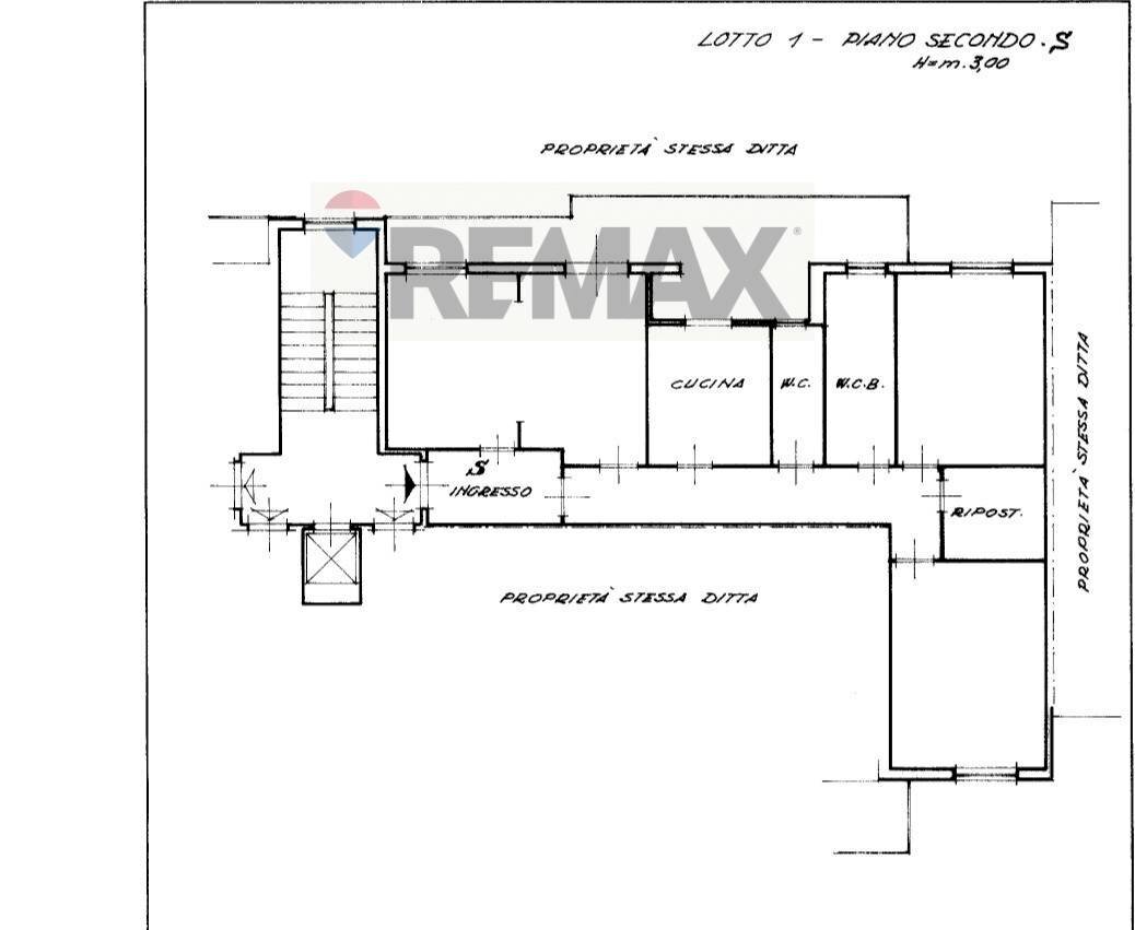 Pianta 2D - Four-room apartment via Trapani Pescia
 
61/a, Palermo - floor plans 1