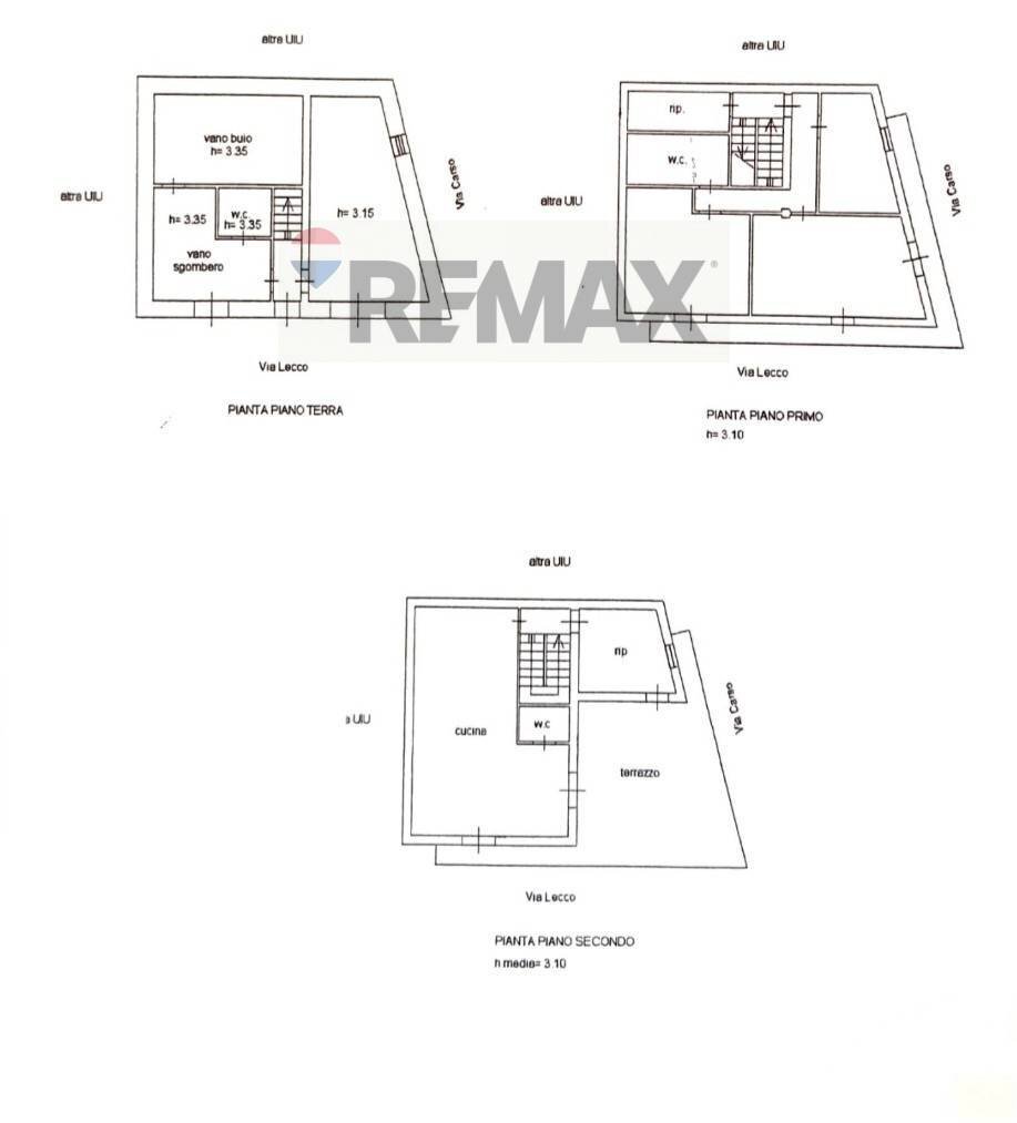 Pianta 2D - Casa indipendente Via Lecco
 
41, Paterno - planimetria 1