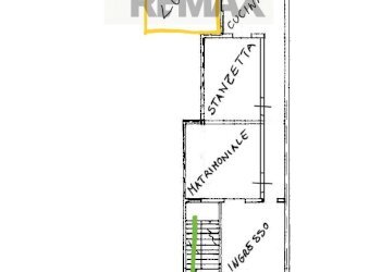 Pianta 2D - Two-room apartment Via Emanuele Bellia
 
161, Paterno - photo 2