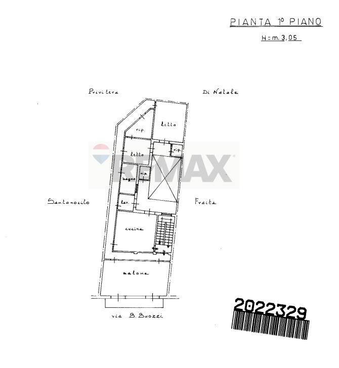 Pianta 2D - Quadrilocale Via Bruno Buozzi
 
80, Misterbianco - planimetria 1