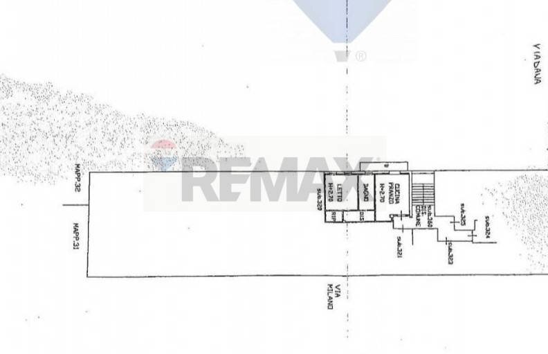 Pianta 2D - Two-room apartment Via Milano
 
115, Viadana - floor plans 1