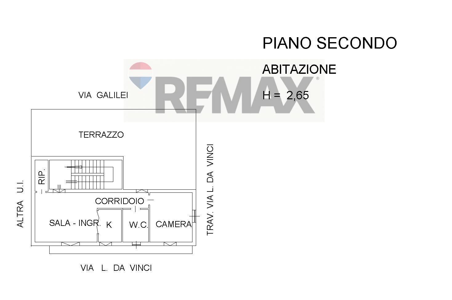 Pianta 2D - Three-room apartment Via Leonardo Da Vinci
 
7, Ischitella - floor plans 1