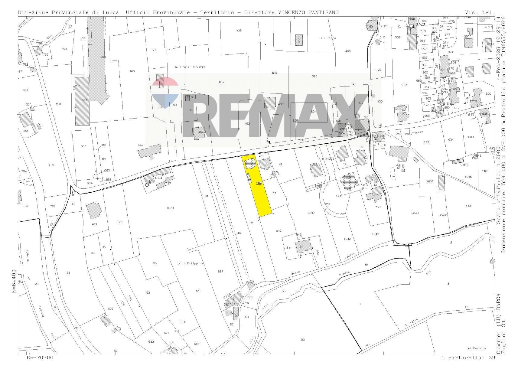 Pianta 2D - Villa Barga - floor plans 1