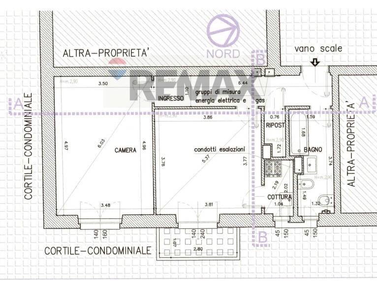 Pianta 2D - Bilocale Via Cino Da Pistoia
 
15, Milano - planimetria 1