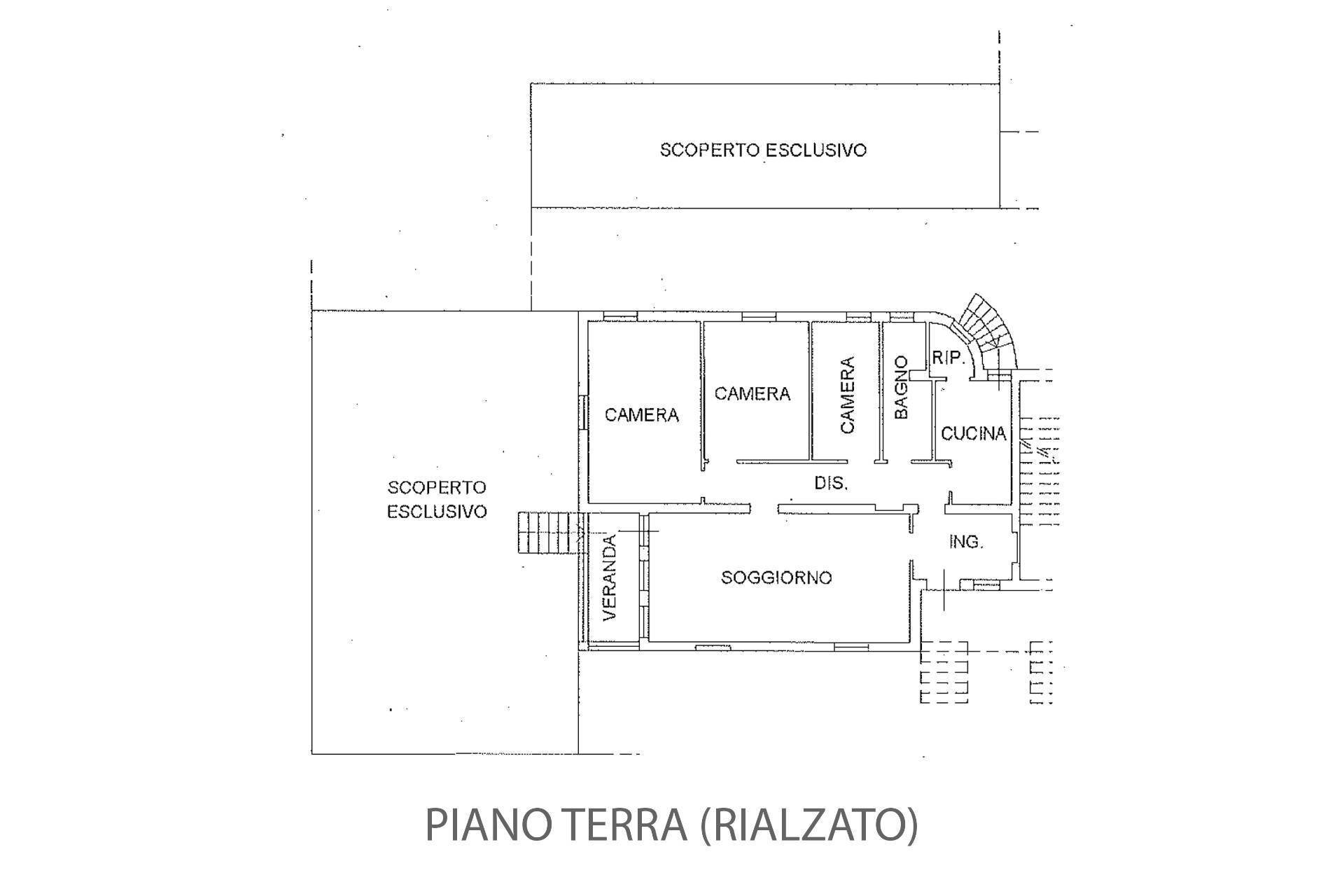 Foto 22 - Quadrilocale Viale Rovereto, Pesaro - planimetria 1
