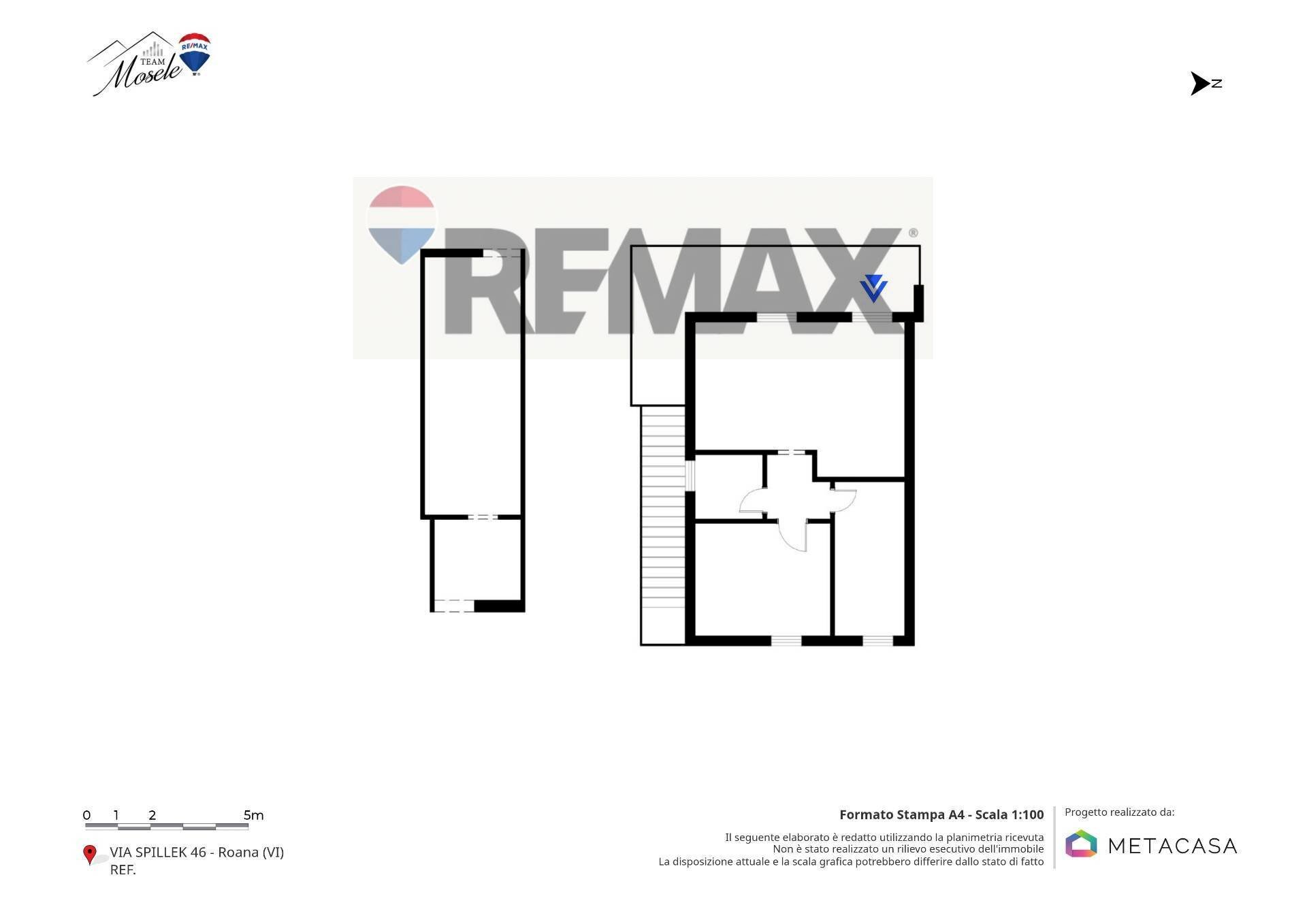 Pianta 2D - Quadrilocale VIA SPILLEK
 
46, Roana - planimetria 1