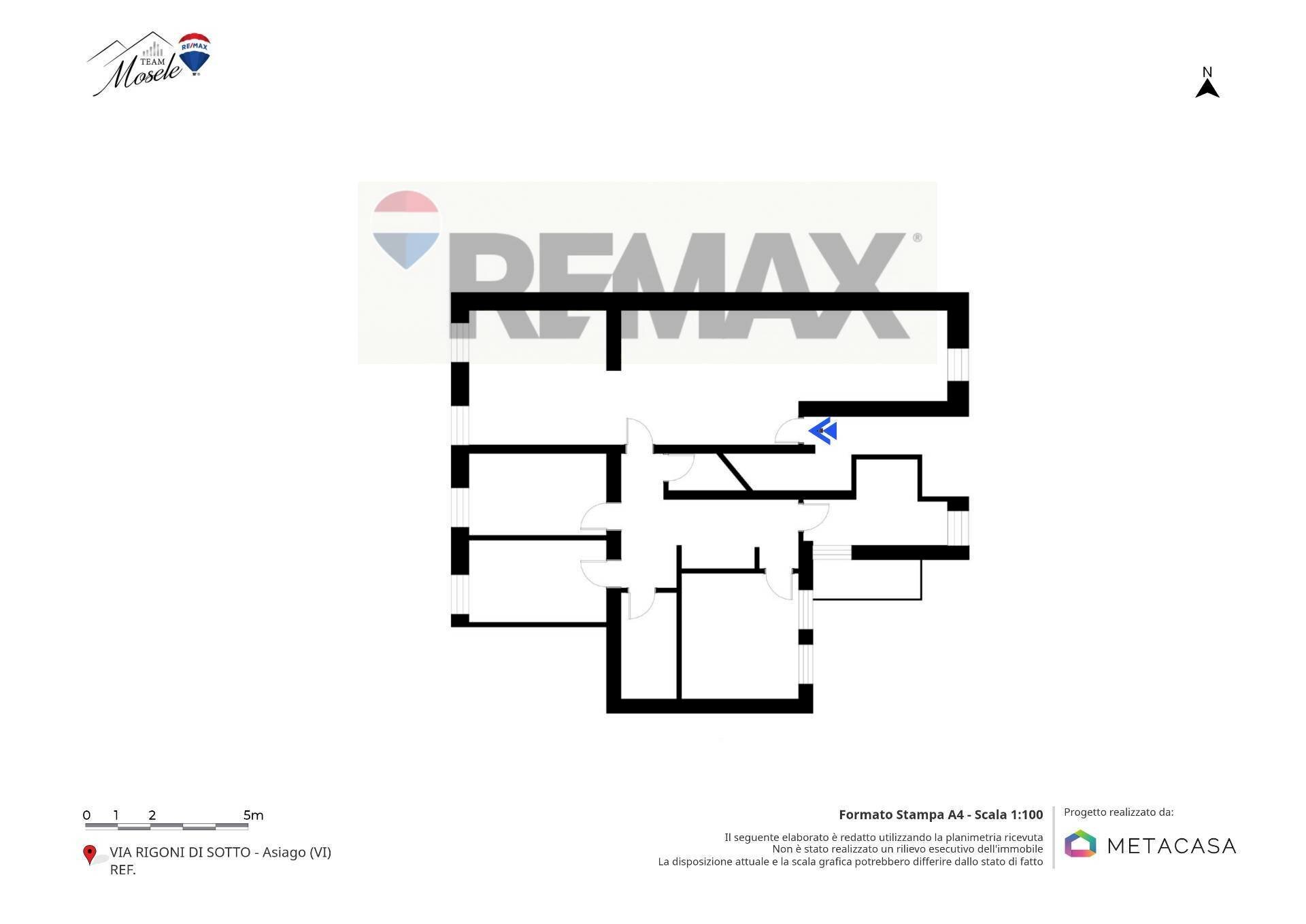 Pianta 2D - Appartamento VIA RIGONI DI SOTTO
 
5, Asiago - planimetria 1