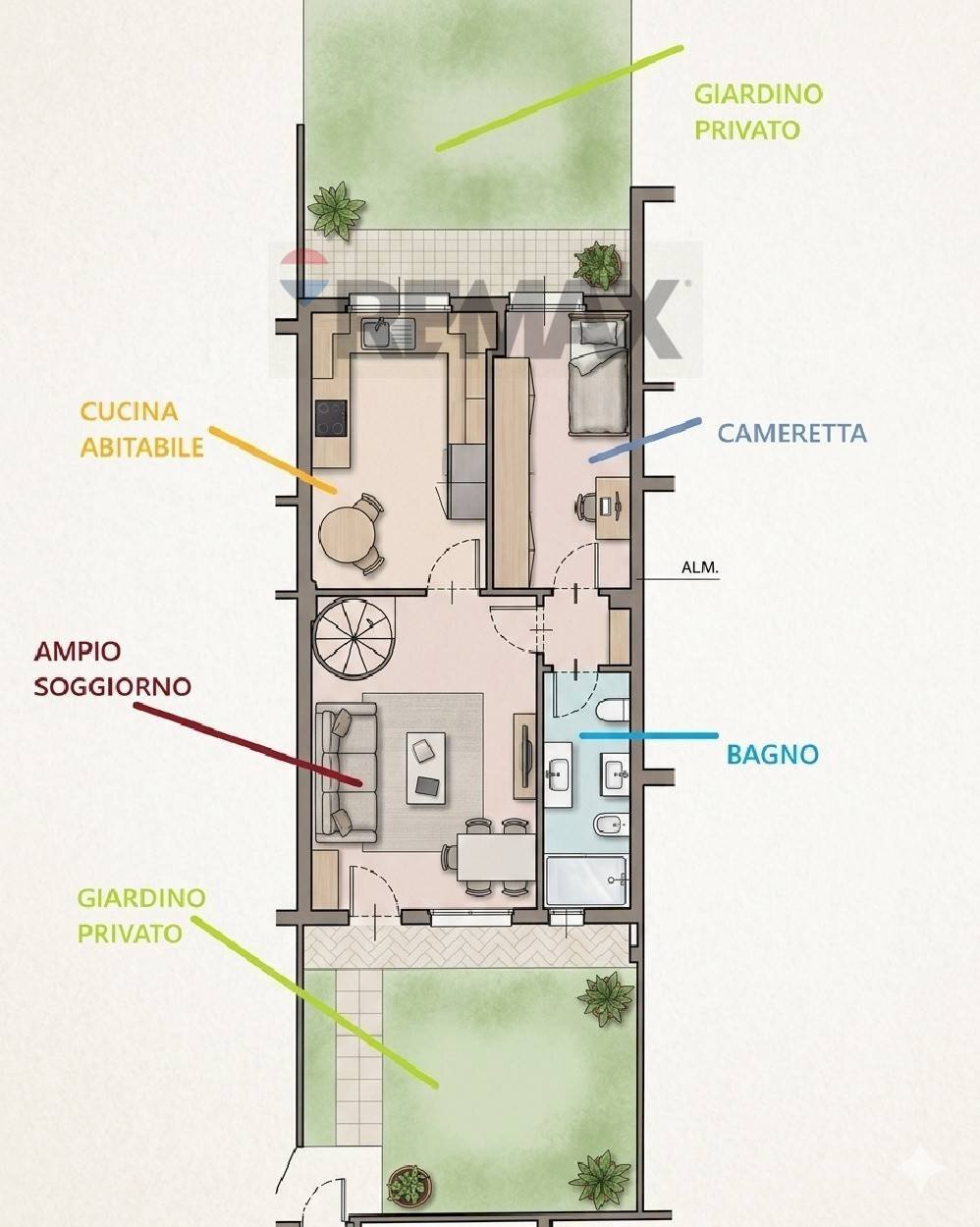 Pianta 2D - Villa via leonardo da Vinci
 
26, Fino Mornasco - floor plans 1
