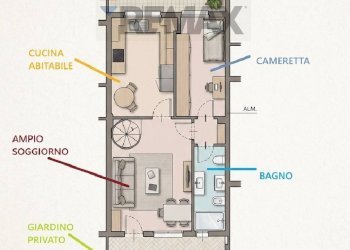 Pianta 2D - Villa via leonardo da Vinci
 
26, Fino Mornasco - foto 26