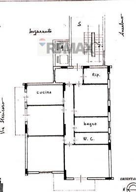 Pianta 2D - Appartamento via stesicoro
 
242, Termini Imerese - planimetria 1