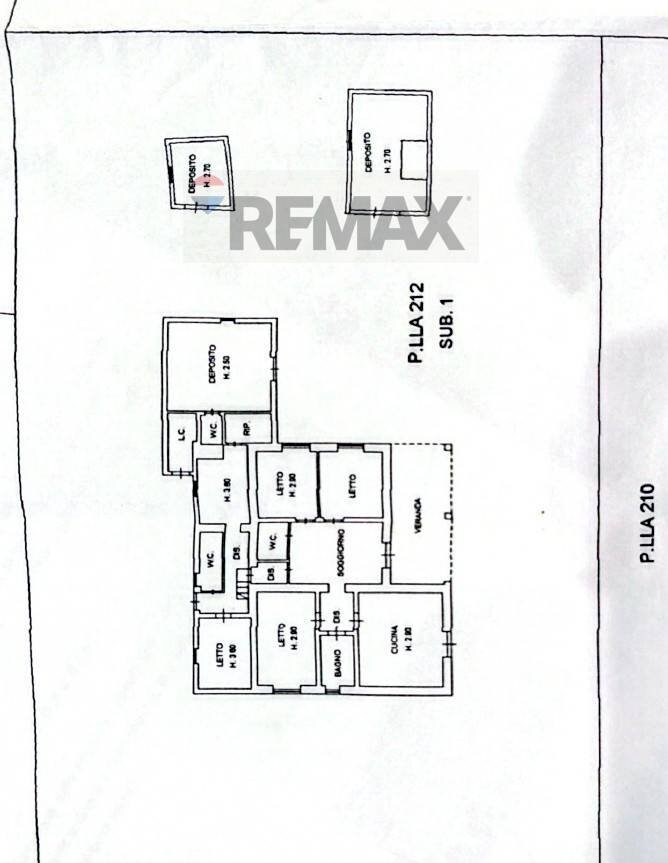 Pianta 2D - Villa Strada Porcile Palesi Zona F
 
35, Martina Franca - planimetria 1